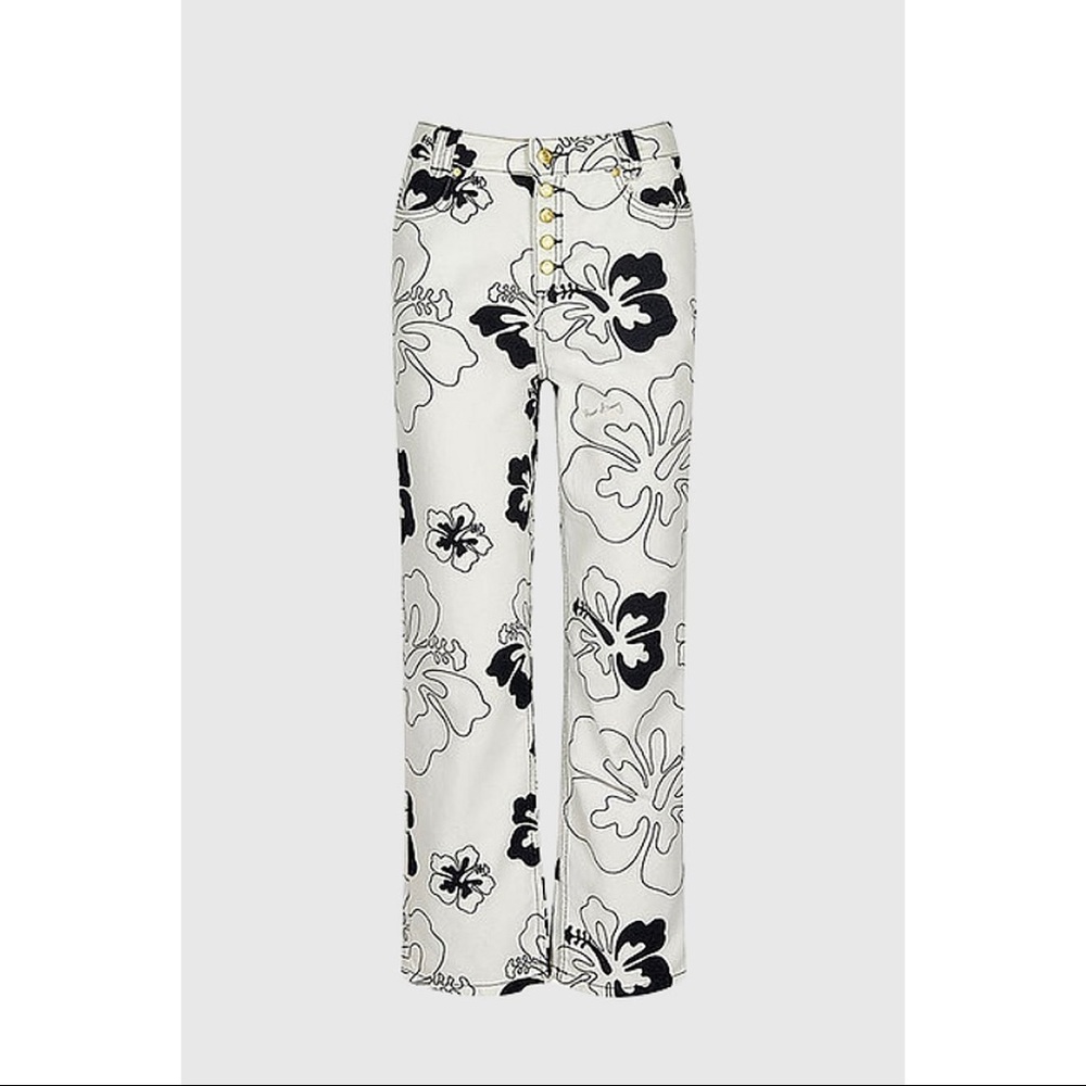 House of Sunny Hibiscus Jessie Pants